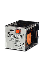 RE1P11AC024, Реле на 11 выводов 24 В АС (3 переключающих контакта)