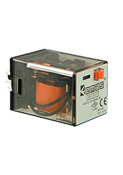 RE1P11AC220, Реле на 11 выводов 220 В АС (3 переключающих контакта)