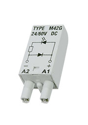 MODUL LD M42G GRAY, 854843  , Модуль зеленый светодиод+диод (поляризация P), 24/60VDC