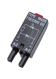 MODUL LD M43R, 854774  , Модуль красный светодиод+диод (поляризация P), 110/230 VDC, LED