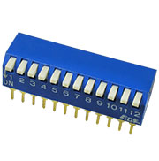 RPL-12, DIP переключатель 12 поз. угол 90 (аналог SWD3-12)