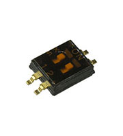 DHN-02-T-V, DIP переключатель 2 поз. SMD 1.27мм (NHDS-02)