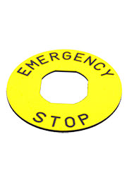 BET60P, Табличка аварийной кнопки BET60P