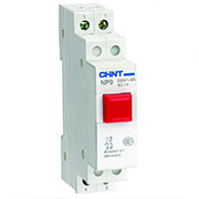 584041, Кнопка модульная NP9-12/2 без подсветки, 1НО+2НЗ, красная