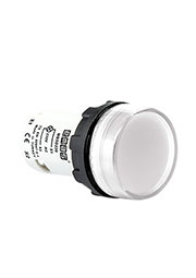 MBSD220B, Арматура сигнальная моноблочная 220 В белая