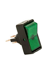 ASW-11D/G, Переключатель, зеленый, 12В