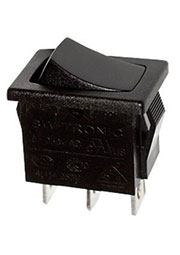 R19A-22BBOT-G, переключатель клавишный ON-ON 250В 6A (аналог B100H SWR42)