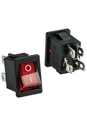 KCD1-201N-4-C3 R/4P ON-OFF