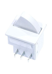 170401, Выключатель света холодильника 3х2.5см 3 контакта 5А 125В Indesit, Ariston