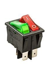 797 ПЕРЕКЛЮЧАТЕЛЬ 4 КОНТ. 250В/15.0А КРАСНЫЙ/ЗЕЛЕНЫЙ (767)