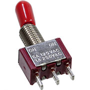 KNX-1-D1, тумблер ON-ON 3 контакта с колпачком SPDT (MTS-102)