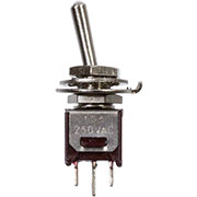 SMTS-102-2A1, миниатюрный тумблер ON-ON 3 контакта красный