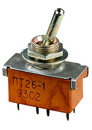 ПТ26-1, тумблер рычажный с рез. протектором (22-23г)