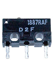 D2F, микропереключатель угловой 3А/125В АС
