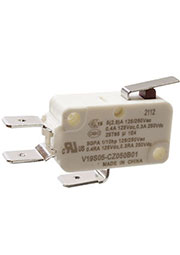 V19S05-CZ050B01, микропереключатель SPDT лапка 250В 5А фастон 6,3мм