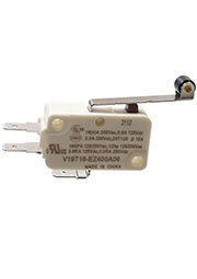 V19T16-EZ400A06, микропереключатель SPDT лапка с роликом 250В 16A фастон 4,7мм  4.92N