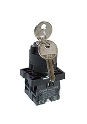 574104, Переключатель NP2-EG33, 3 положения фиксацией, 2НО, IP40