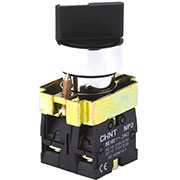 574235, Переключатель NP2-BD35 , 3 положения с фиксацией, 1НЗ +1НО IP40