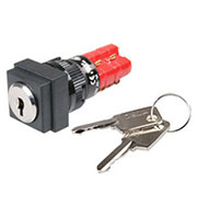 ADD16K4-AS0-2C, Переключатель поворотный с ключом 250В/5А