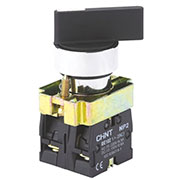 574184, Переключатель NP2-BJ35 , 3 положения с фиксацией, 1НЗ +1НО IP40