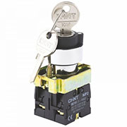 574315, Переключатель NP2-BG25B, 3 положения с фиксацией, 1НЗ +1НО IP40