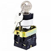 574853, Переключатель NP2-BG21, 2 положения с фиксацией, 1НО IP40