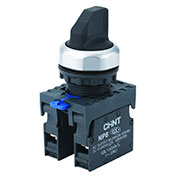 578661, Переключатель без подсветки NP8-10X/212, 2 положения фиксацией, черный, 1НО, IP65