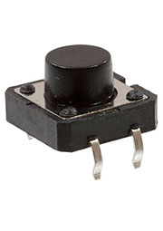 1207-12127.50, Кнопка тактовая, 12х12мм, h=7.50мм