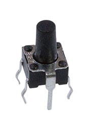 KAN0621-0951B010, кнопка тактовая 6х6 h=9.5мм (=0695GHIM-130G-G, =TS-A4PG-130)