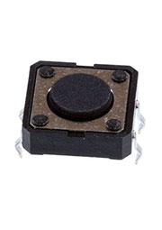 KAN1211-0431B010-42, тактовая кнопка 12х12х4.3мм (TS1243, 1243HIM-160G-G)