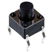 0670HIM-130G-G, кнопка тактовая 6х6 h=7мм (аналог TS-A3PS-130 SWT6)