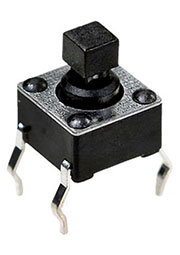 0673HIM-130G-G, кнопка тактовая 6х6 h=7.3мм (аналог SWT-20-7.5)
