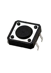 1243HIM-160G-G, кнопка тактовая 12х12 h=4.3мм