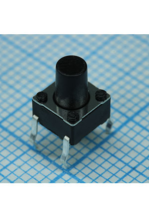 L-KLS7-TS6601-8.0-180, кнопка тактовая 6х6 h=8.0мм