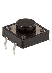 1204-12126.00, Кнопка тактовая, 12х12мм, h=6мм