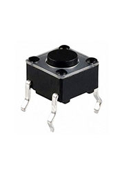 KAN0611-0431B-010, кнопка тактовая 6x6 h 4.3мм(=TS-A1PS-130)