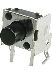 KLS7-TS6606-5.0-180, тактовая кнопка угловая 6x6 h=3.85мм
