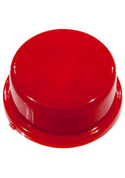 KTSC-22R, колпачок для кнопки круглый красный D12мм