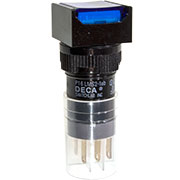 P16LMS2-1ABOB, кнопка без фиксации 240В 4А