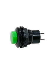 202G, кнопка 250В/2А зеленая без фиксации