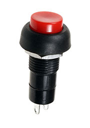 PB-10BR1-G, кнопка без фиксации 250В 1А красная(аналог SPA-101B1 PSW6D)