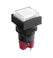 D16LAS1-1AB0W, кнопка с фиксацией 250В 5А