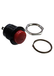 PBS-26B красная, кнопка off-(on) без фиксации