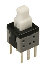 MPS-580D-G, кнопка с фиксацией 5.8мм 30В 0.1А (PS580L)