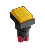 D16LMT1-1ABCY, кнопка без фиксации 250В 5А