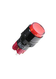 D16LMR1-1ABGR, кнопка без фикс. 250В/5А,  неон. подсветка