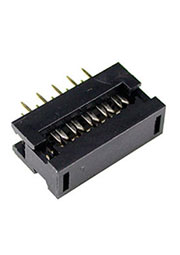 FDC-10, вилка на плату и на шлейф шаг 2.54мм (123-10GK)