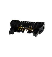 5499910-3, AMP-Latch-16 вилка на плату прям.2.54мм с защелкой