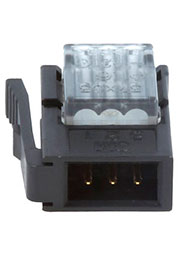 37103-A206-00E, IDC вилка на кабель 3 контакта шаг 2мм серая