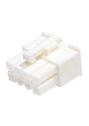 39012085, корпус вилки кабельной без контактов 2х4 с защелкой белый ответная часть